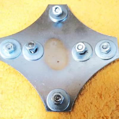 Unknown Japan 'Blunt Diamond' Spade Tom Mount Holder 1960s - Chrome image 2