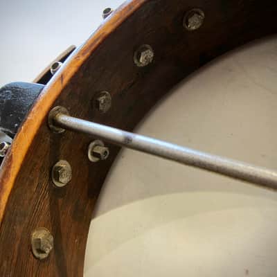 Gibson Tenor Banjo Model TB-1 Four String with Resonator Circa-1925-Dark Sunburst image 21