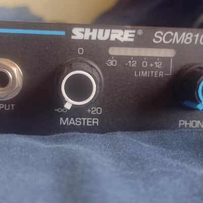Shure SCM800 8-Channel Mic/Line Level Mixer with EQ 2010s - Black image 2