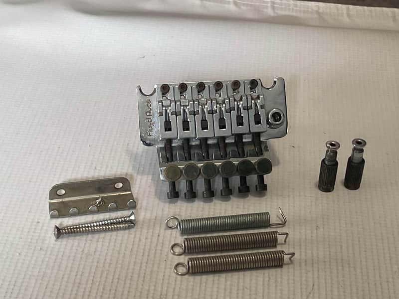 1980's Original German Made Chrome Floyd Rose Guitar Tremolo Bridge image 1
