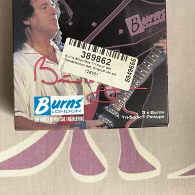 Burns Tri Sonic Brian May Pickups 2020s - Chrome image 1