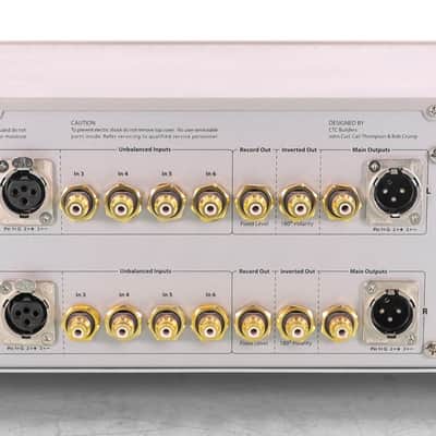Parasound Halo JC2 BP Stereo Preamplifier; Silver; Remote image 5
