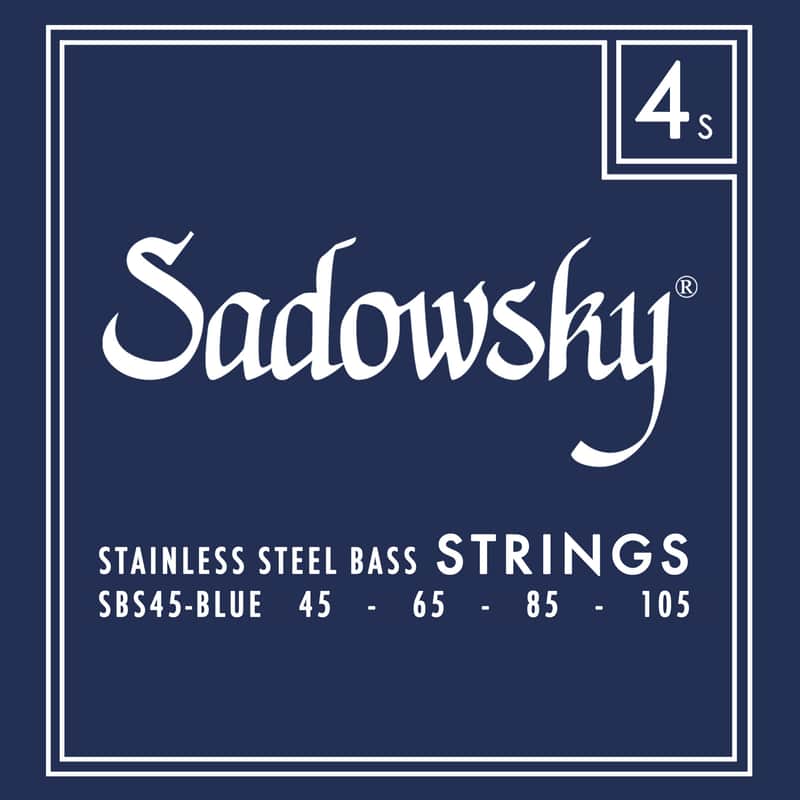 Sadowsky Blue Label Bass Strings Set - Stainless Steel - 4 String (45-105) image 1