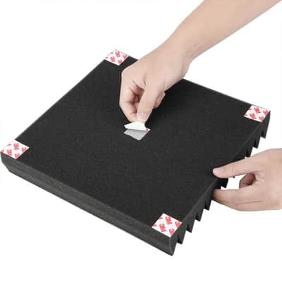 Premium Quality 12-Pack Acoustic Foam Panels (1" x 12" x 12") / (35 x 35 x 2.5 cm) image 9