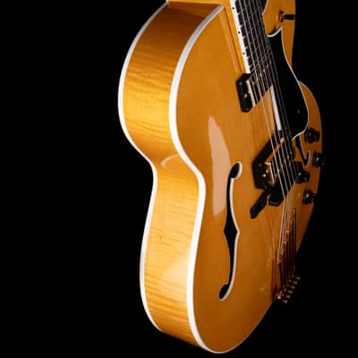 Heritage Eagle Classic Hollow Antique Natural Electric Guitar with Case image 8