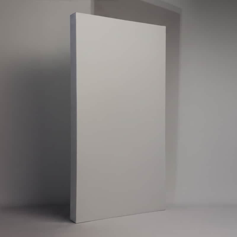 Acoustic Wall Panel | White | Professional Sound Absorbing Panel | Recording Studio, Home Studio, Mixing Room, Mastering Suite, Podcast Studio, Home Theater, Broadcast Studio, Streaming Room, Office & Vocal Booth | Made in USA image 1