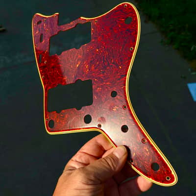 "Boots Aged" Vintage Style Fender Jazzmaster Pickguard Celluloid Tortoise Custom Relic'd image 13