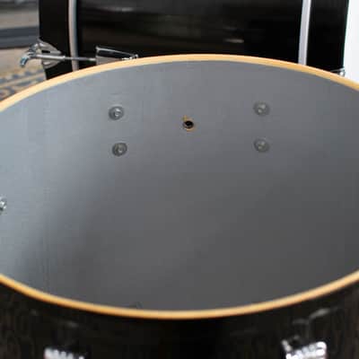 1980s Ludwig "Big Beat" Black Cortex Drum Kit image 17
