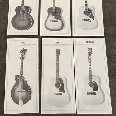 Gibson Acoustic Series Brochure 1980’s image 3