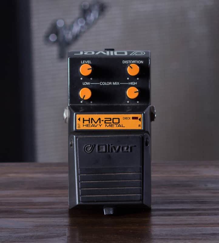 Oliver HM-20 Heavy Metal Distortion Guitar Pedal Licensed by