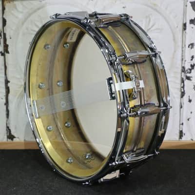 B-Stock Ludwig Raw Brass Phonic Snare Drum 14X5in image 4