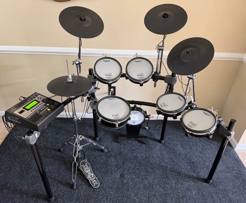 Roland TD-12SV V-Drums Electronic Drum Set - Includes Hi-Hat Stand and Kick Pedal Bild 1