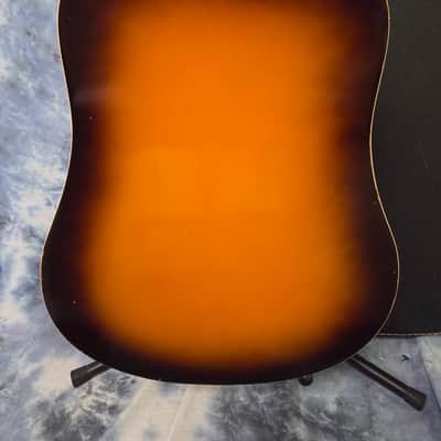 Vintage RARE 1959 Kay K6110 "Western Rhythm" X-Braced Dreadnought Acoustic Guitar Pro Setup New Strings Original Soft Shell Case image 13