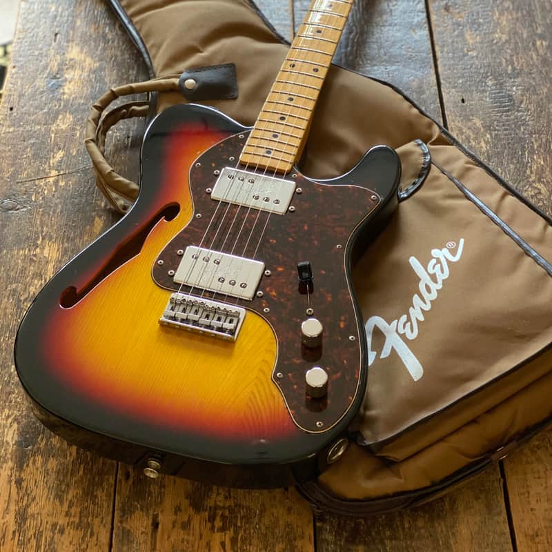 Fender Japan Telecaster Thinline 1972 Reissue Three Tone Sunburst 1999 CIJ P-Serial