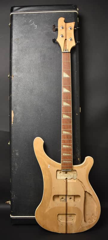 Rickenbacker 4001 Bass Project Husk 1970s Unfinished w/HSC image 1