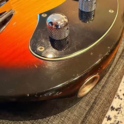 Fender Telecaster Bass with Maple Fretboard-1978-Sunburst image 5