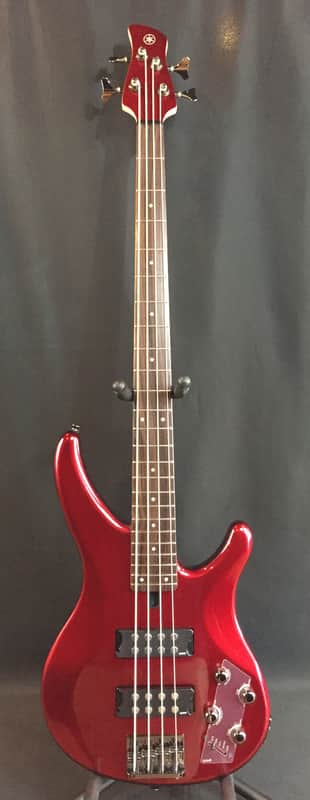 Yamaha TRBX304CAR 4-String Electric Bass Guitar Candy Apple Red image 1