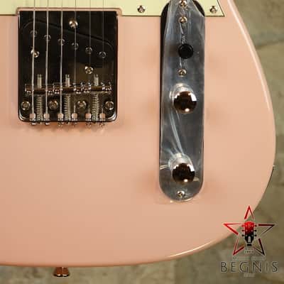 JET GUITARS JT300 PKR - Telecaster Roasted Maple Neck & Rosewood - Pink image 5