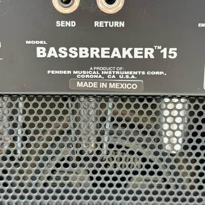 Fender Bassbreaker 15 1x12" 15-Watt Tube Combo Amp – Used (Good Condition) image 13