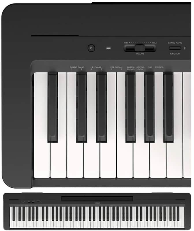 Yamaha P-145BT 88-key Digital Piano with Bluetooth - Black image 1