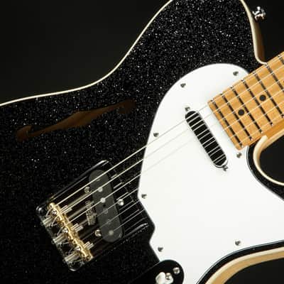 2023 - Suhr Eddie's Guitars Exclusive Custom Classic T Roasted - Black Sparkle image 12