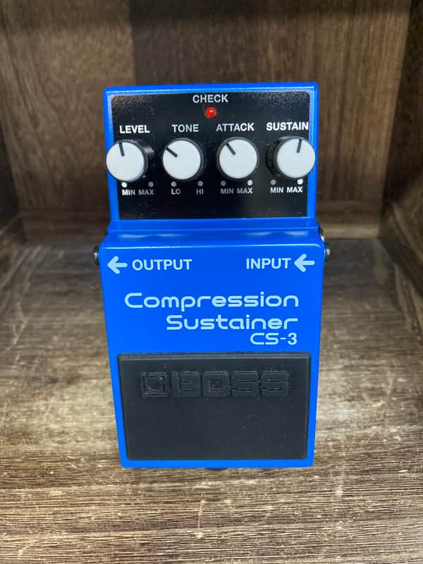 Boss CS-3 Compression Sustainer (Silver Label) 1997 - Present - Blue image 1