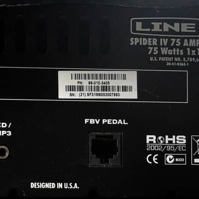 Line 6 Spider IV 75 75W 1x12 Guitar Modeling Combo Amplifier w/ Celestion image 5