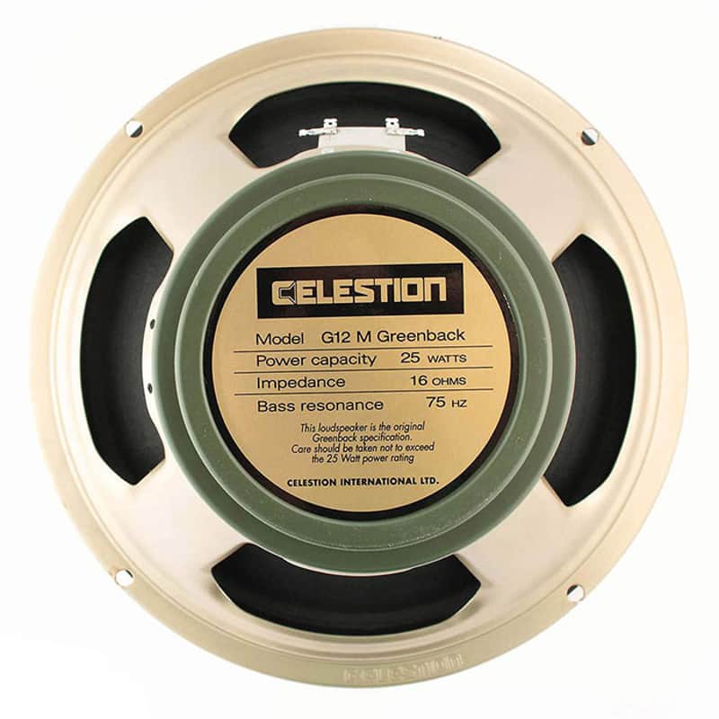 CELESTION G12M GREENBACK 16 OHM T1221 GUITAR SPEAKER image 1