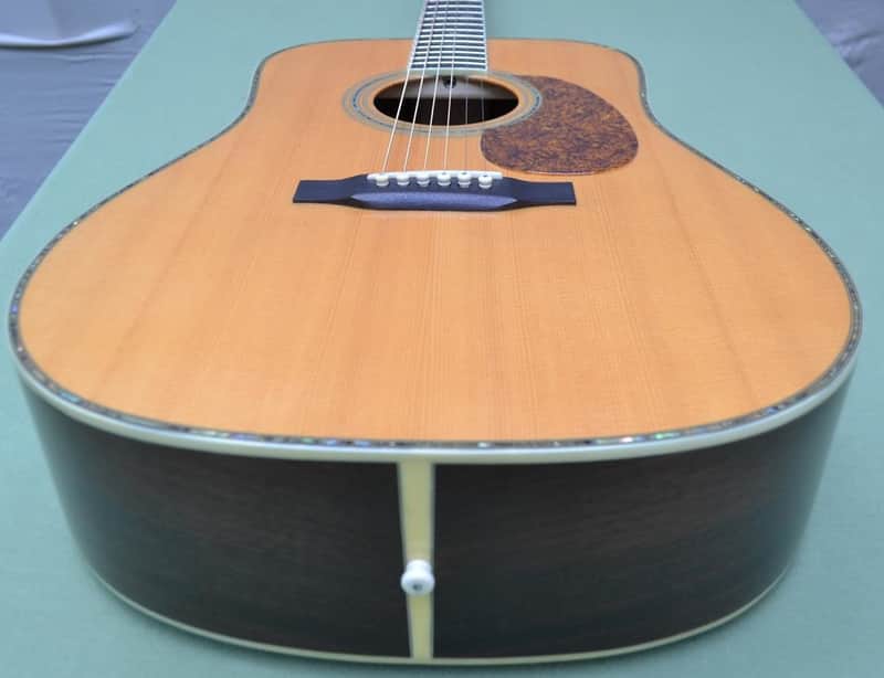 Recording King RD-227 All Solid Dreadnought Guitar with Abalone