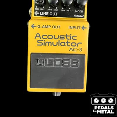 Boss AC-3 Acoustic Simulator Pedal | Reverb