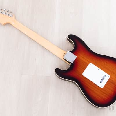 2014 Fender Stratocaster ST/HO/3S Mahogany Semi-Hollow Sunburst w/ DiMarzio Area 61, Japan MIJ image 12