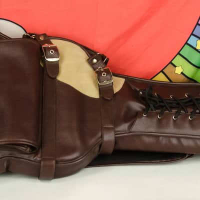 Used GSM Vinyl Electric Guitar Gig Bag, Fake Leather image 1