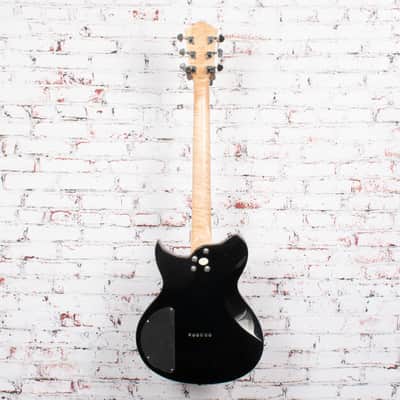 Washburn WI14 Double-Cut Electric Guitar, Black x7011 (USED) image 8