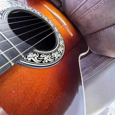70s Ovation Balladeer 1111-1 Deep Bowl – Sunburst – USA – Nashville Tuned + Original Hardshell Case image 14