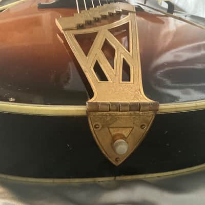 1953 D’Angelico New Yorker Archtop Acoustic Hollowbody Non-Cutaway Guitar Original Sunburst Finish w/Original Hard Shell Case image 20