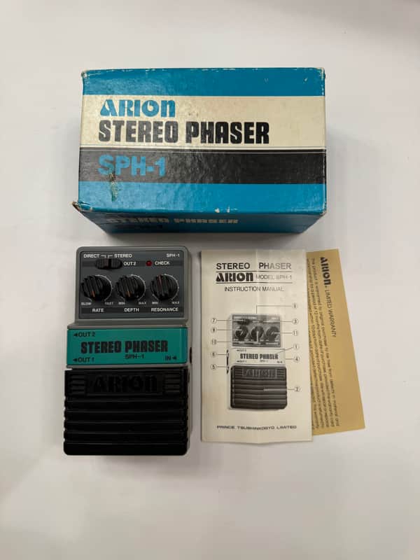 Arion SPH-1 Stereo Phaser Phase Gray Box Vintage Guitar Effect