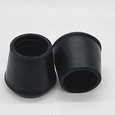 1 pr. Rogers #60-6169 Rubber Crutch Tip End Cap for Big R #61-0893-049 Spurs w/ Metal Insert NOS image 2
