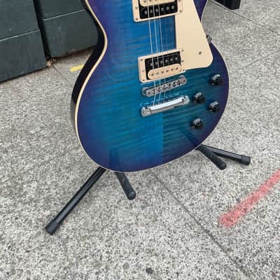 Gibson Les Paul Traditional Pro V - Blueberry Burst 2021 w/ OHSC image 2