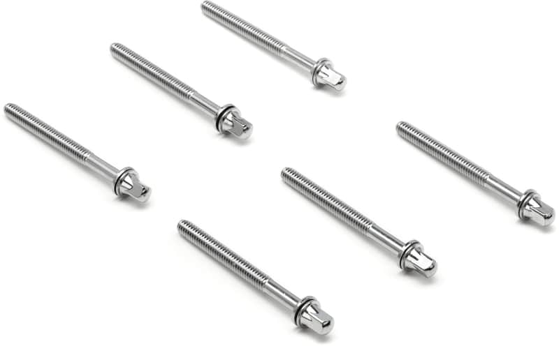 Gibraltar SC-4E 2-1/4 inch / 58mm Tension Rods with Washers (6-pack) (5-pack) Bundle image 1