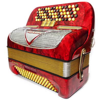 Hohner Riviera II Lightweight 5 Row Button Accordion C System made in Germany 2147, incl New Straps, Amazing sound! image 4