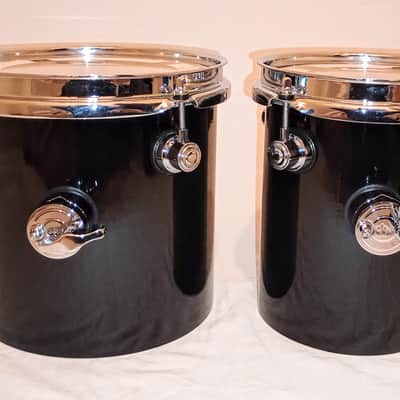 DW DESIGN SERIES CUSTOM HIGH TOMS PAIR-FREE SHIP TO C-USA! image 4
