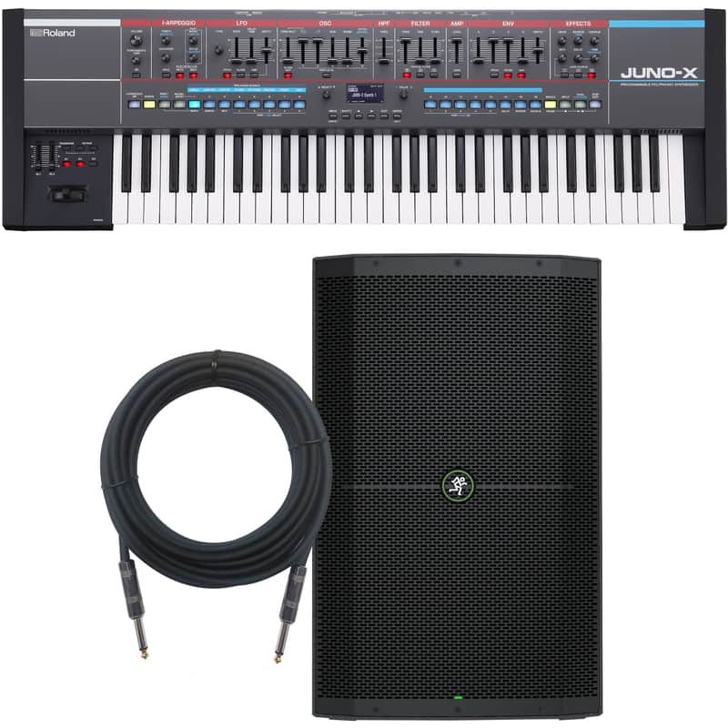 Roland Juno-X 61-Key Programmable Polyphonic Synthesizer MONITOR KIT image 1