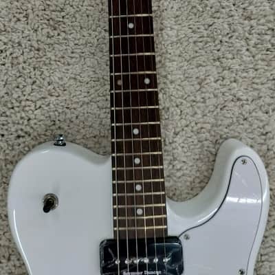 Fender Jim Adkins JA-90 Telecaster Thinline Electric Guitar, White Finish image 7