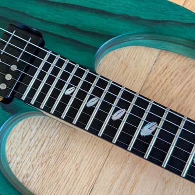 Caparison Dellinger II FX-AM Dark Green Matt With Case - Railhammer Pickups image 13