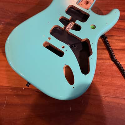 Fender Player Seafoam Green Strat Stratocaster Alder Body 3 lb 13 oz 2 Pt HSH image 1