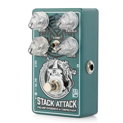 Caline CP-509 Stack Attack Preamp Overdrive & Compressor Pedal True Bypass (Price includes the import duty for US buyer) image 1