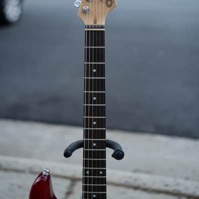 G&L Limited Edition Tribute Series Legacy Red Flame Maple with upgrades image 2