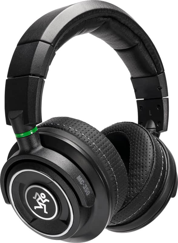 Mackie MC-350 Professional Closed-back Studio Headphones | 50mm Transducer | Padded Headband | Travel Case image 1