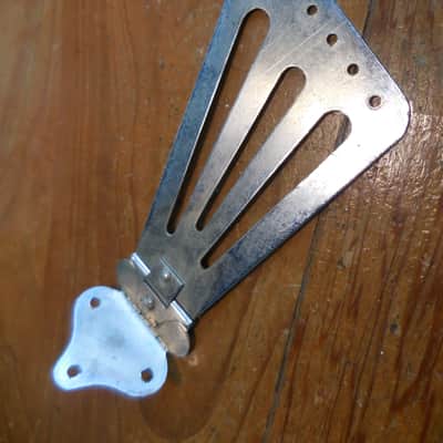 Teisco Guitar 1960's - Unusual Fancy chrome Tailpiece image 4