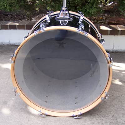 Billy Blast Drums Tama Vintage 22"x16" Bass Drum 1990 - Gloss Black image 4